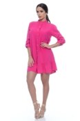 Vestido Chemise Com Botões M/L B’Bonnie Rebeca Pink - Marca BBonnie