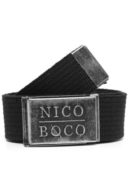 Cinto Nicoboco Logo Preto - Marca Nicoboco