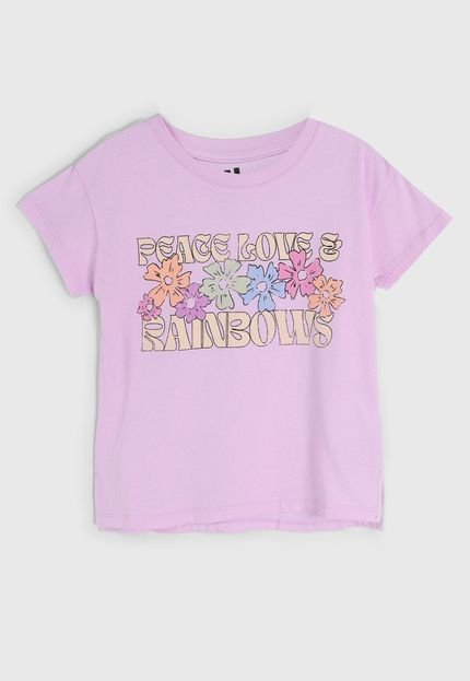 Camiseta Cotton On Floral Rosa - Marca Cotton On