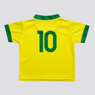 Camisa Brasil Baby N10 Flag
