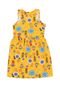 Vestido Brandili Infantil Floral Amarelo - Marca Brandili