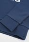 Blusa adidas Originals Infantil Logo Azul-Marinho - Marca adidas Originals
