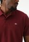 Camisa Polo Quiksilver Reta Logo Vinho - Marca Quiksilver