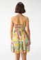 Vestido FARM Curto Floral Bela Amarelo - Marca FARM