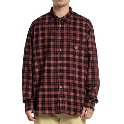 Camisa DC Shoes Manga Longa Marshal WT23 Masculino Bordo - Marca DC Shoes