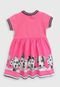 Vestido Kyly Infantil Cachorrinho Rosa - Marca Kyly