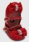Sapatilha Molekinha Infantil Laço Vermelha - Marca Molekinha
