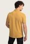 Camisa Polo Dudalina Reta Bordado Amarela - Marca Dudalina