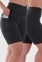 Kit com 2 Bermudas com Bolso Lateral Play porta celular Short Legging - Marca Click Mais Bonita