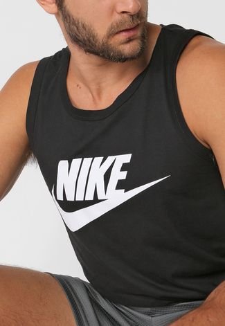 Regata Nike Sportswear Tee Icon Futura Branco/Preto - NewSkull