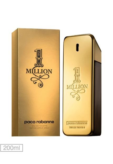 Perfume 1 Million Edt Paco Rabanne Masc 200 Ml - Marca Paco Rabanne