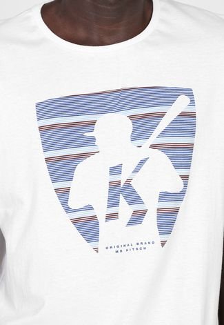 Camiseta Mr Kitsch Logo Branca