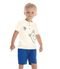 Conjunto Infantil Camiseta Com Bermuda Trick Nick Bege - Marca Trick Nick