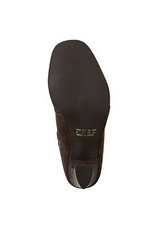 Bota Coturno Dayflex Salto Marrom - Compre Agora