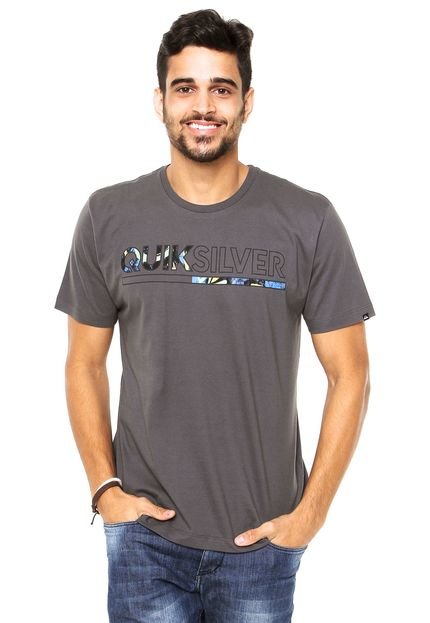 Camiseta Quiksilver Everyday Yardmark Cinza - Marca Quiksilver