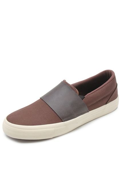 Slip On FiveBlu Recorte Marrom - Marca FiveBlu