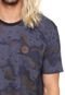 Camiseta Reef Camo Tee  Azul - Marca Reef