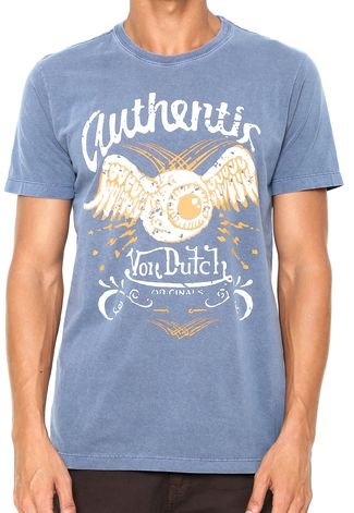 Camiseta Von Dutch Eye Azul