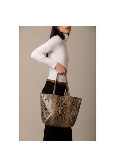 Lona color de Bolsos Grandes y Shopper para Mujer