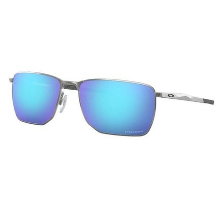 Óculos de Sol Oakley Ejector Satin Chrome W/ Prizm Sapphire - Marca Oakley
