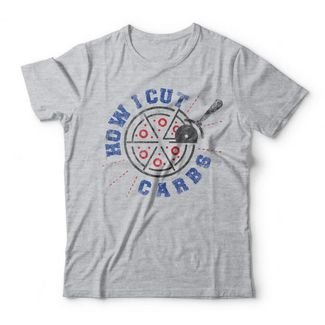 Camiseta Cut Carbs - Mescla Cinza