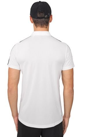 Camisa Polo adidas Performance D2m 3s Off-White