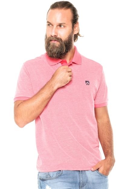 Camisa Polo Mr Kitsch Maga Curta Essential Rosa - Marca MR. KITSCH