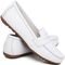 Sapato Mocassim Calçado Feminino Confort 512 Branco - Marca Footworks