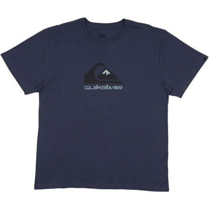 Camiseta Quiksilver Full Logo Plus Size SM24 Azul Escuro - Marca Quiksilver