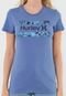 Camiseta Hurley Free Flower Azul - Marca Hurley