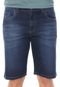 Bermuda Jeans Polo Wear Reta Estonada Azul - Marca Polo Wear