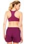 Top Asics W Fitness Basic Roxo - Marca Asics