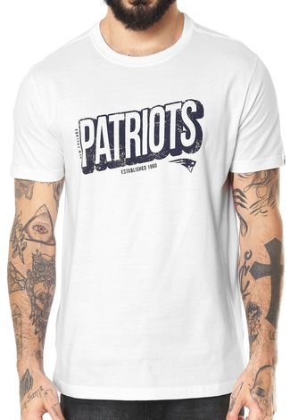 Camiseta New Era New England Patriots Branca