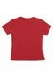 Camiseta Hering Kids Menino Liso Vermelha - Marca Hering Kids