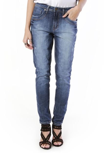 Calça Jeans Letage Skinny Carla Azul - Marca Letage