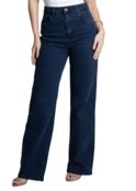 Calça Jeans Sawary Wide Leg - 278046 - Azul - Sawary - Marca Sawary