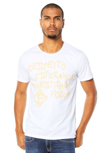 Camiseta Forum Muscle Respeito Branca - Marca Forum
