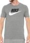 Camiseta Nike Sportswear Logo Cinza - Marca Nike Sportswear