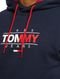 Moletom Tommy Jeans Masculino Essential Graphic Hoodie Azul Marinho - Marca Tommy Hilfiger