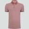 Camisa Polo Dudalina Jacquard Texture Ve25 Rosa Masculino - Marca Dudalina