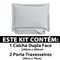 Colcha Cobre Leito Queen kit 3 peças Dupla Face Microfibra Soft Ultrassônico - Camesa - Marca Camesa