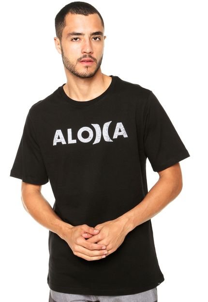 Camiseta Hurley Aloha Preta - Marca Hurley