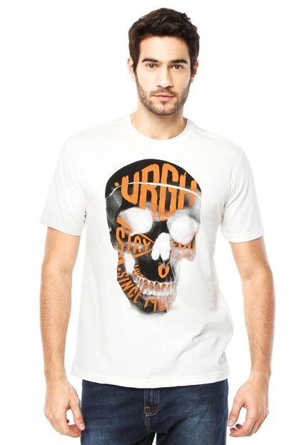 Camiseta Urgh Silk Stay Skull Off-White - Marca Urgh
