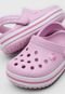 Babuche Crocs Infantil Crocband Clog T Rosa - Marca Crocs