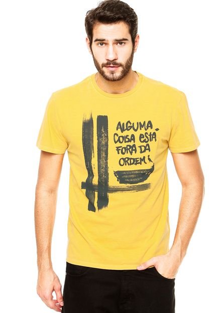 Camiseta Reserva Fora de Ordem Amarela - Marca Reserva