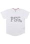 Camiseta Psg Menino Branca - Marca Psg
