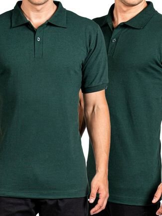 Camisa Polo Masculina Verde Musgo