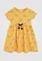 Vestido Milon Infantil Zebra Amarelo - Marca Milon