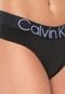 Calcinha Calvin Klein Underwear Tanga Logo Preto - Marca Calvin Klein Underwear