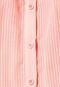 Camisa Anna Flynn Bicos Coral - Marca Anna Flynn